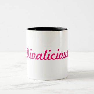 Café Em Dois Tons Caneca de Divalicious