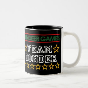 Café Em Dois Tons Caneca de Donder da equipe