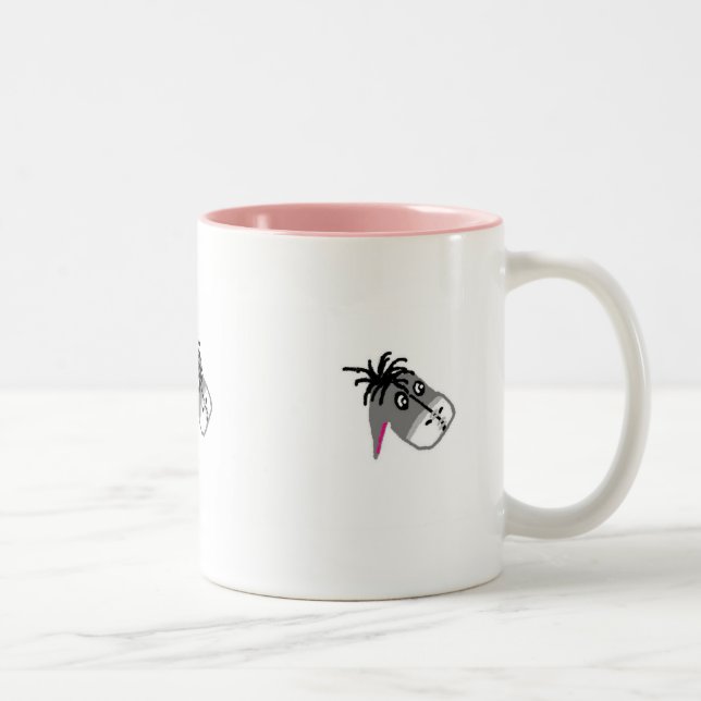 Café Em Dois Tons , caneca de DONKEY (Direita)