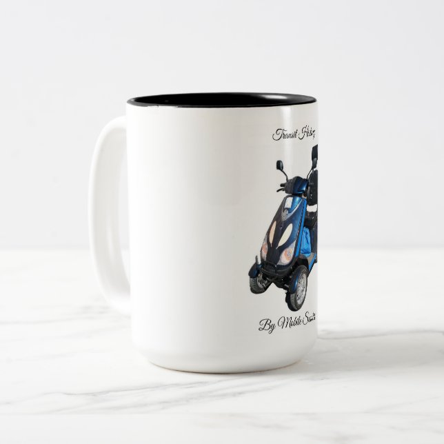 Café Em Dois Tons Caneca de Duas Cores (Frente Esquerda)