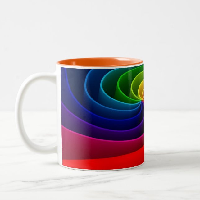 Café Em Dois Tons Caneca de Duas Cores (Esquerda)