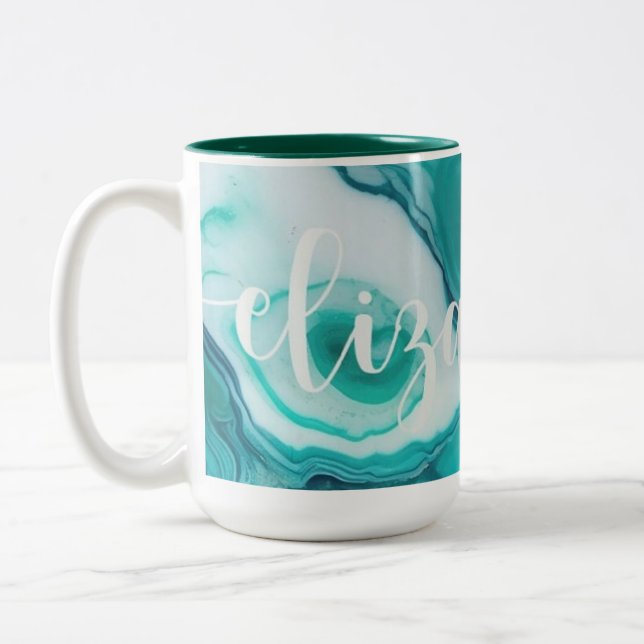 Café Em Dois Tons Caneca de Duas Cores, 15 oz (Esquerda)