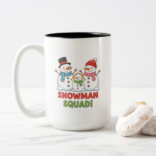 Café Em Dois Tons Caneca de Duas Cores, 15 oz Família de Boneco de N