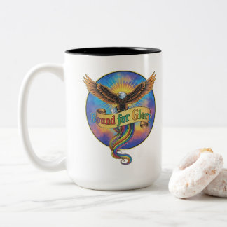 Café Em Dois Tons Caneca de Duas Cores, 450 ml
