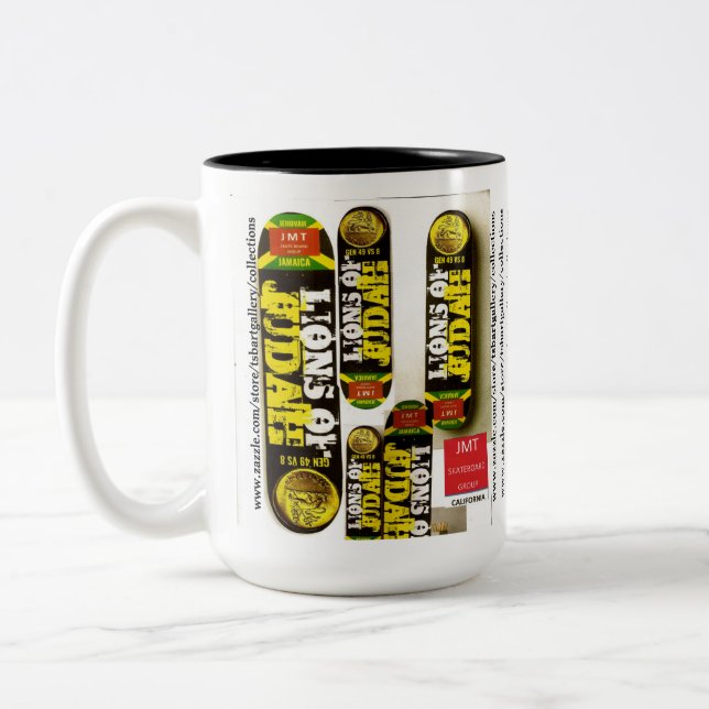 Café Em Dois Tons Caneca de Duas Cores, 450 ml (Esquerda)