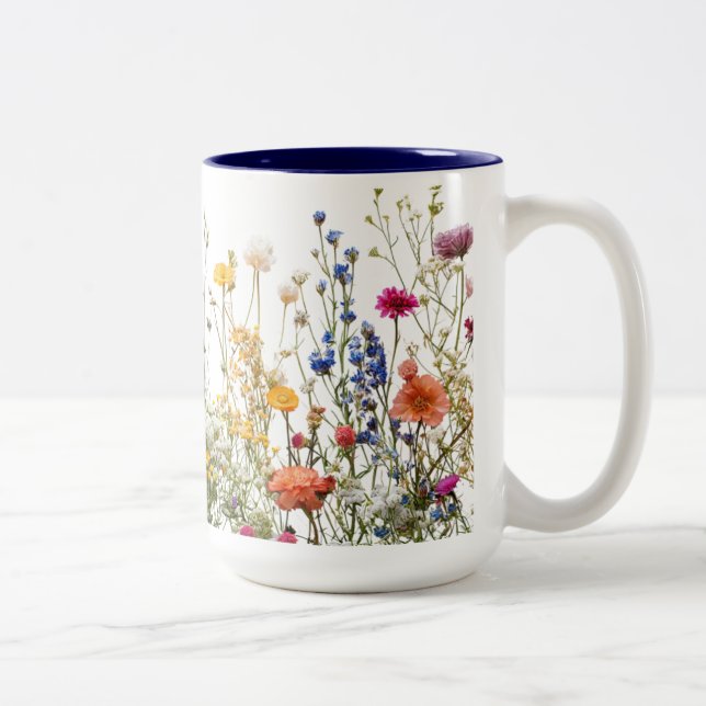 Café Em Dois Tons Caneca de duas cores 450 ml (Direita)