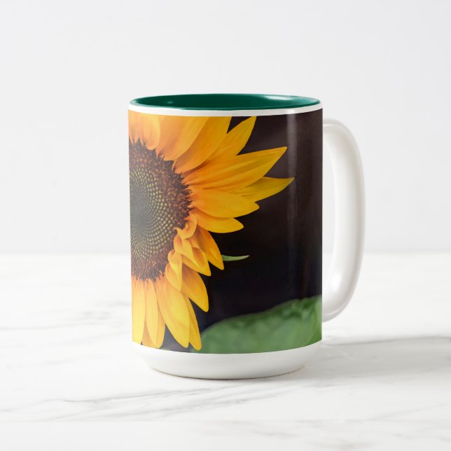 Café Em Dois Tons Caneca de Duas Cores, 450 ml (Frente Esquerda)