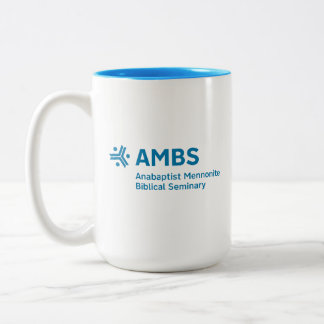 Café Em Dois Tons Caneca de duas cores com logotipo da AMBS
