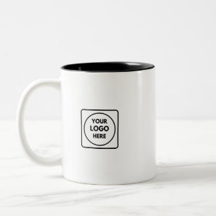Café Em Dois Tons Caneca de Duas Cores com Logotipo Personalizado da