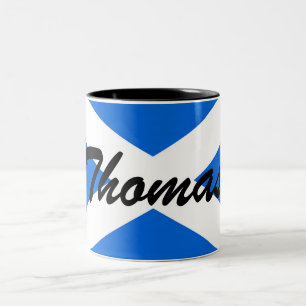 Café Em Dois Tons Caneca de Duas Cores com Nome Personalizado da Ban