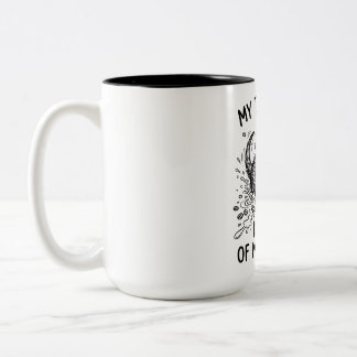 Café Em Dois Tons Caneca de Duas Cores - Companheira de Bebidas Cita