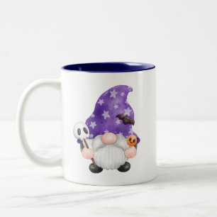 Café Em Dois Tons Caneca de duas cores de gnomo feiticeiro de Hallow