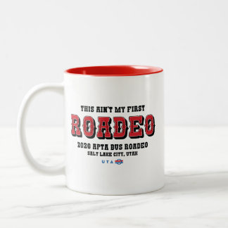 Café Em Dois Tons Caneca de Duas Cores 'Este Não é Meu Primeiro Road