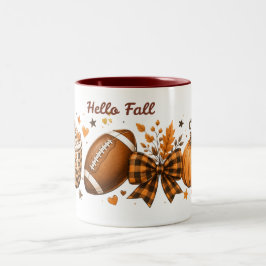 Café Em Dois Tons Caneca de Duas Cores Olá Outono  