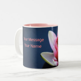 Café Em Dois Tons Caneca de Duas Cores Rosa Flor