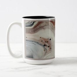 Café Em Dois Tons Caneca de duas tonalidades de 15oz Fita de cobre v