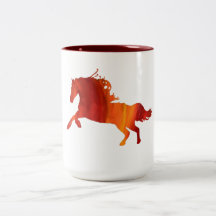 Caneca De Duas Toneladas, Cavalo Vermelho