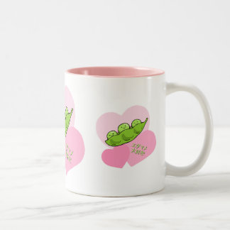 Café Em Dois Tons Caneca de Edamame