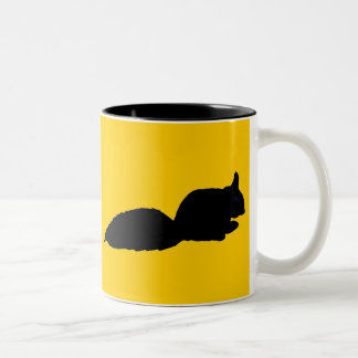 Café Em Dois Tons Caneca de esquilo