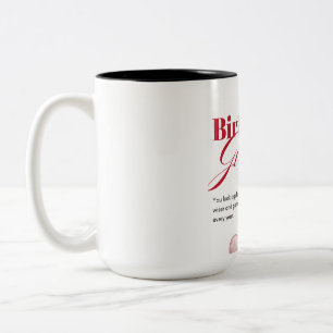Café Em Dois Tons Caneca de Feliz Aniversário
