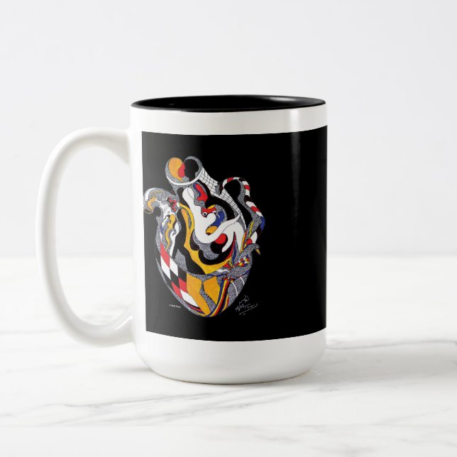 Café Em Dois Tons Caneca de "FINJAN" Nabil Khazen (Esquerda)
