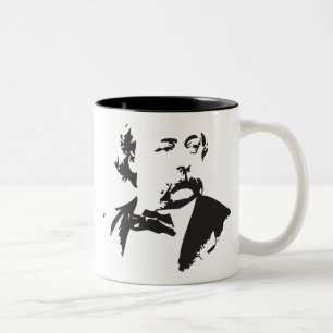 Café Em Dois Tons Caneca de Flaubert