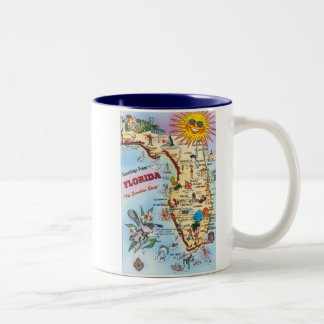 Café Em Dois Tons Caneca de Florida