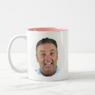 Café Em Dois Tons Caneca de Foto com Duas Cores PINK - Caneca Person