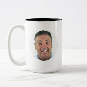 Café Em Dois Tons Caneca de Foto com Duas Cores PRETA - Caneca Perso