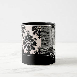 Café Em Dois Tons Caneca de Foto Grande Damasko Personalizada