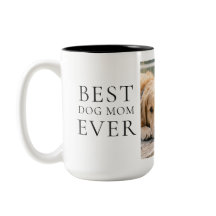 Caneca de Foto Melhor Mãe de Cachorro do Mundo