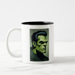 Café Em Dois Tons caneca de frankenstein