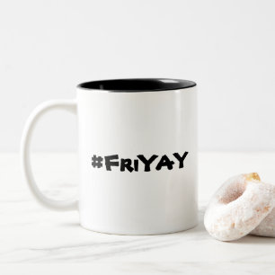 Café Em Dois Tons Caneca de FriYay