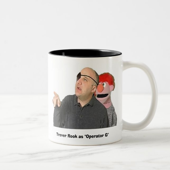 Café Em Dois Tons Caneca de G do operador (Direita)