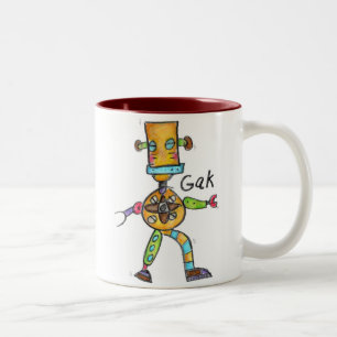 Café Em Dois Tons Caneca de "Gak"