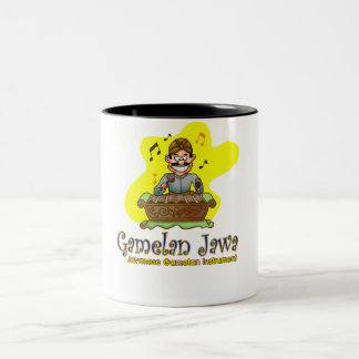 Café Em Dois Tons Caneca de Gamelan Jawa