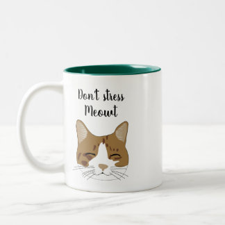 Café Em Dois Tons Caneca de Gato