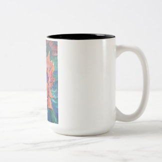 Café Em Dois Tons Caneca de girassol