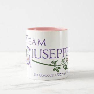 Café Em Dois Tons Caneca de Giuseppe da equipe