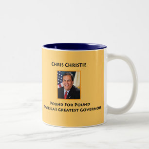 Café Em Dois Tons Caneca de Gov. Chris Christie