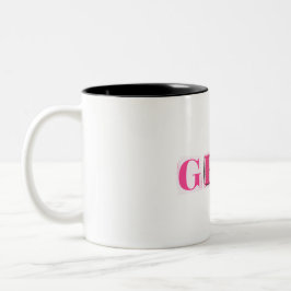 Café Em Dois Tons Caneca de graduação