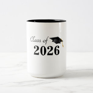 Café Em Dois Tons Caneca de Graduacao