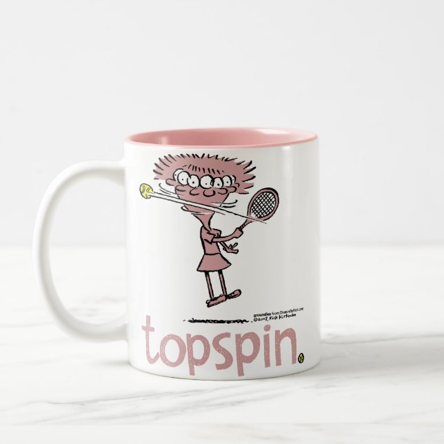 Café Em Dois Tons Caneca de Groundies- Topspin (righthand) (Esquerda)