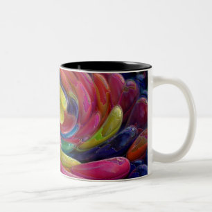 Café Em Dois Tons Caneca de Gumball SeaSwirl - Dois-tom com preto
