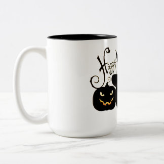 Café Em Dois Tons caneca de halloween