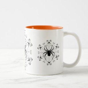 Café Em Dois Tons Caneca de Halloween