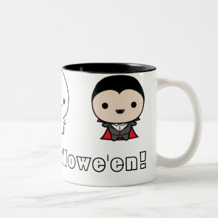 Café Em Dois Tons Caneca de Hallowe'en