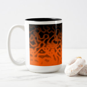 Café Em Dois Tons Caneca de Halloween de Slime Gótico