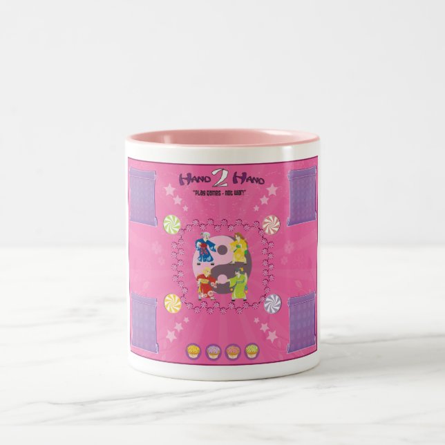 Café Em Dois Tons Caneca de Hand2Hand (Centro)