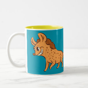 Café Em Dois Tons caneca de hiena
